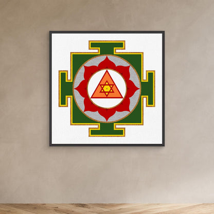 “Ganesha Yantra” Canvas Print