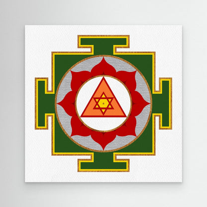 “Ganesha Yantra” Canvas Print