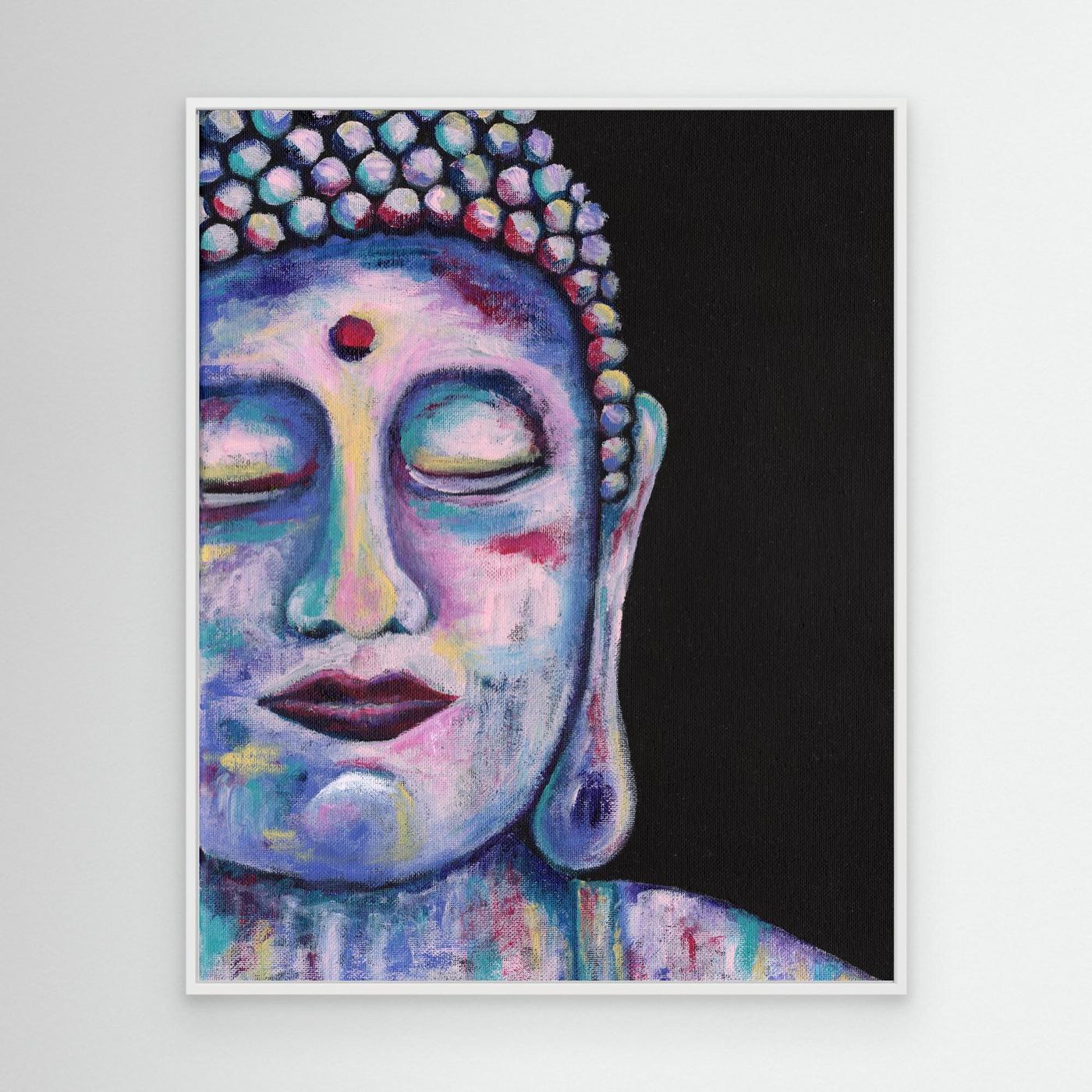 “Contemplative Buddha” Canvas Print