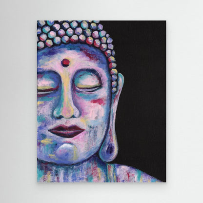 “Contemplative Buddha” Canvas Print