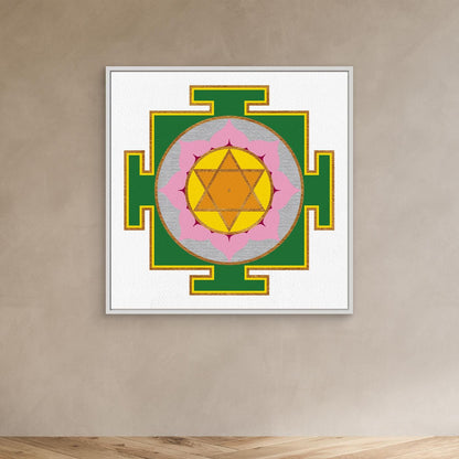 “Lakshmi Yantra” Canvas Print