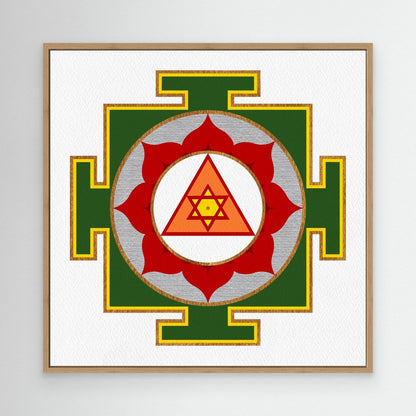 “Ganesha Yantra” Canvas Print