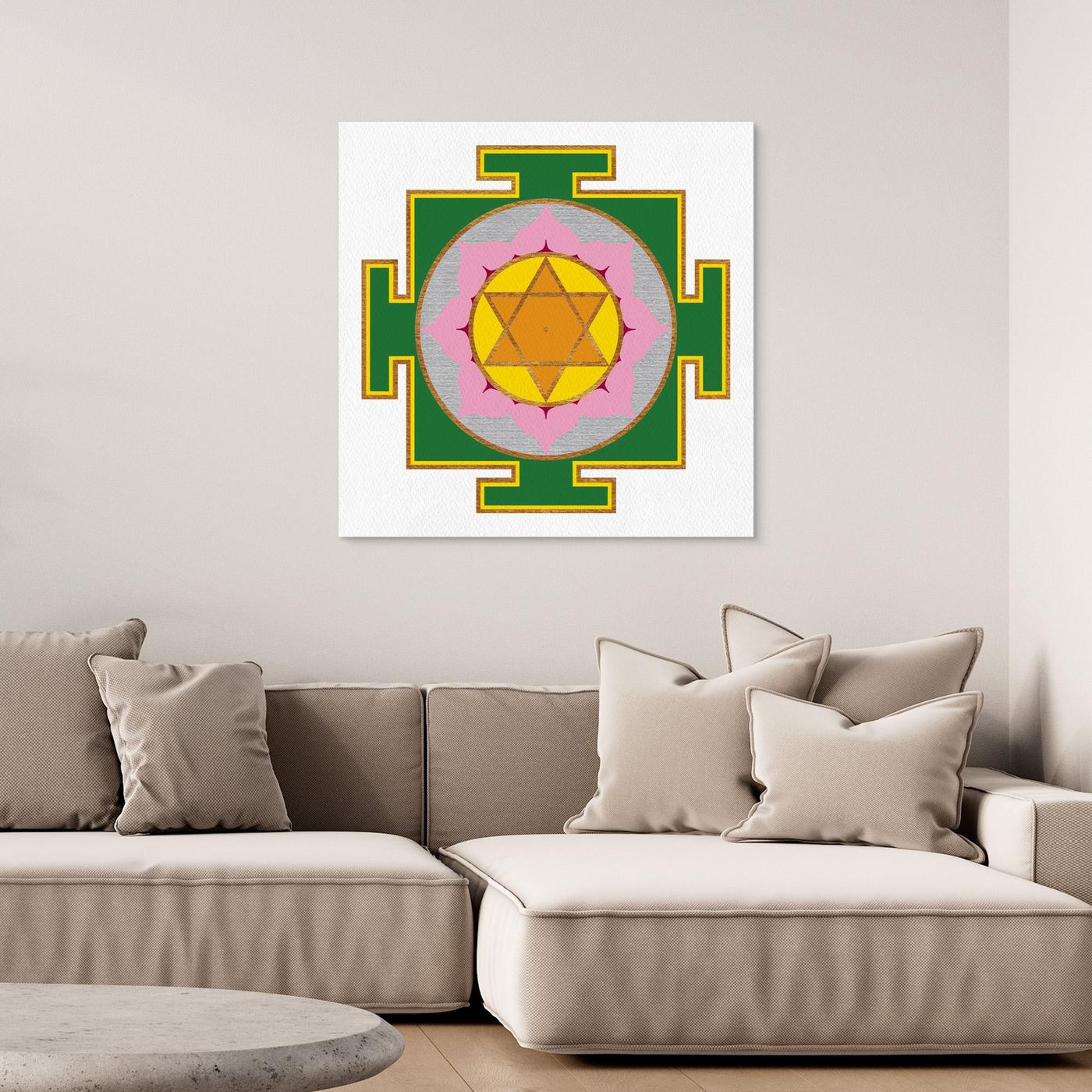 “Lakshmi Yantra” Canvas Print